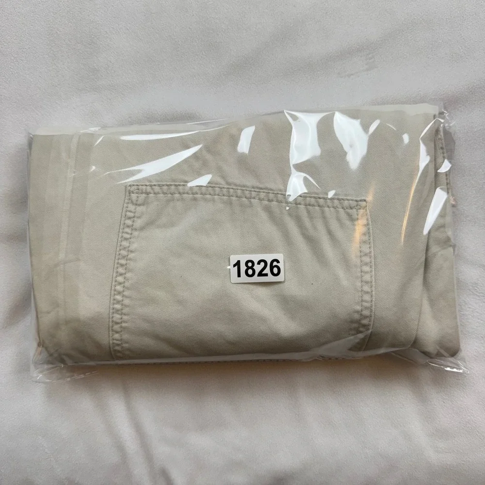 VTG 90s Levis L2 Khakis Mens 36x32 Beige Cargo Pants Relax Fit Cotton Twill Y2K